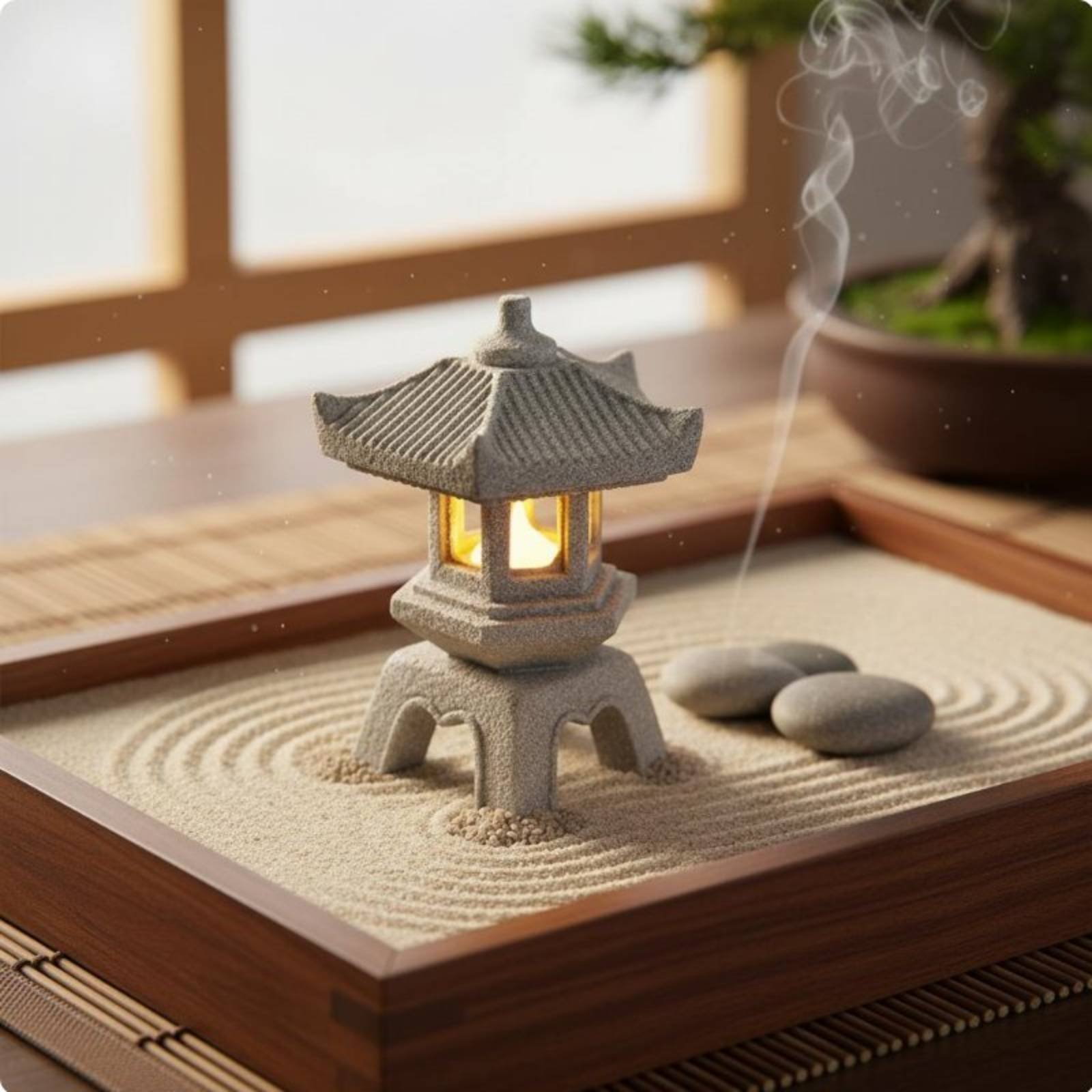 Minyatür Taş Fener Antik Görün - Japanese Garden Bonsai incelemesi ve fiyatı