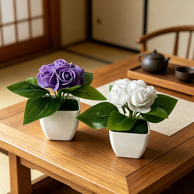 4 adet yapay 6 gül simülasyonu - Bonsai Garden Shop incelemesi ve fiyatı