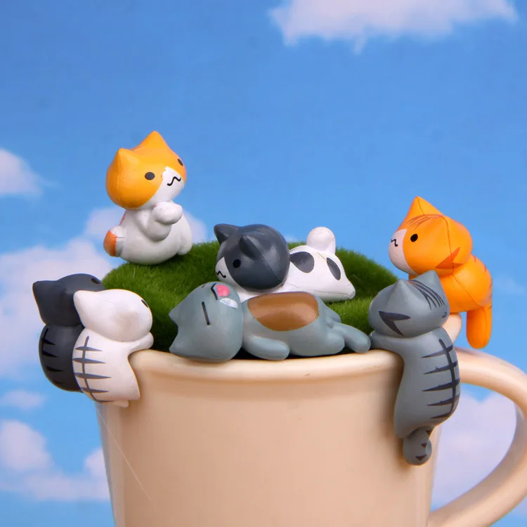 6 adet/takım karikatür şanslı  - Bonsai Garden In Japan incelemesi ve fiyatı
